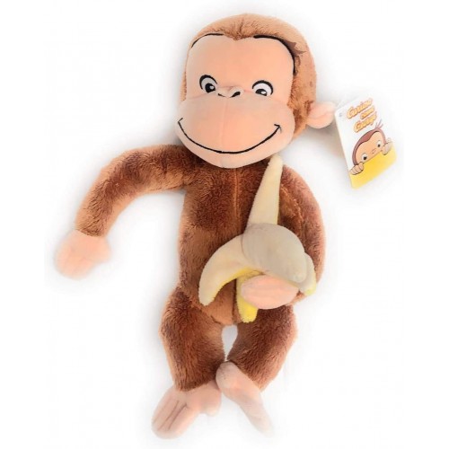 Peluche Curioso Come George da 30 cm, idea regalo