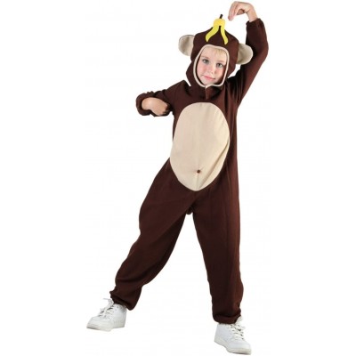 Costume Curioso come George, da scimmietta, per bambini