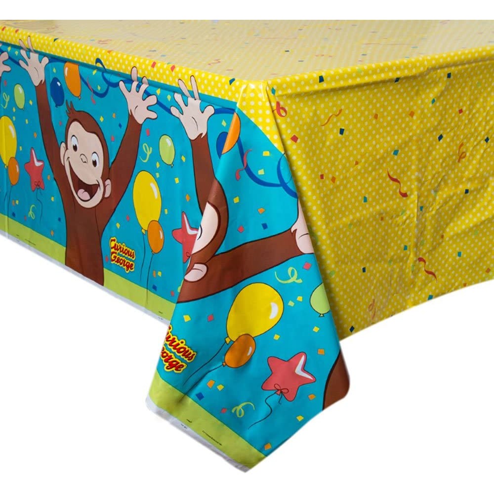 Tovaglia Curioso come George, in PVC, per feste