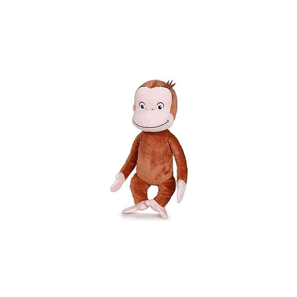 Peluche Curioso Come George da 50 cm, gigante, Santigiocattoli