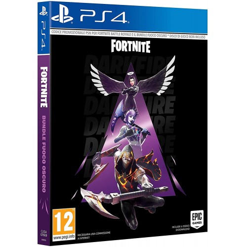 Videogame Fortnite - Bundle Fuoco Oscuro, per PS4