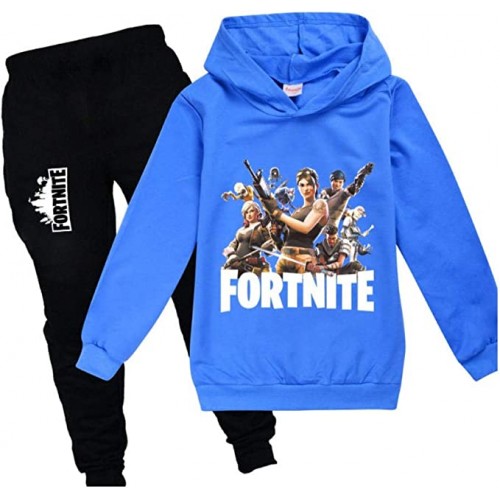 Tuta Fortnite - Epic Game, invernale, blu e nera