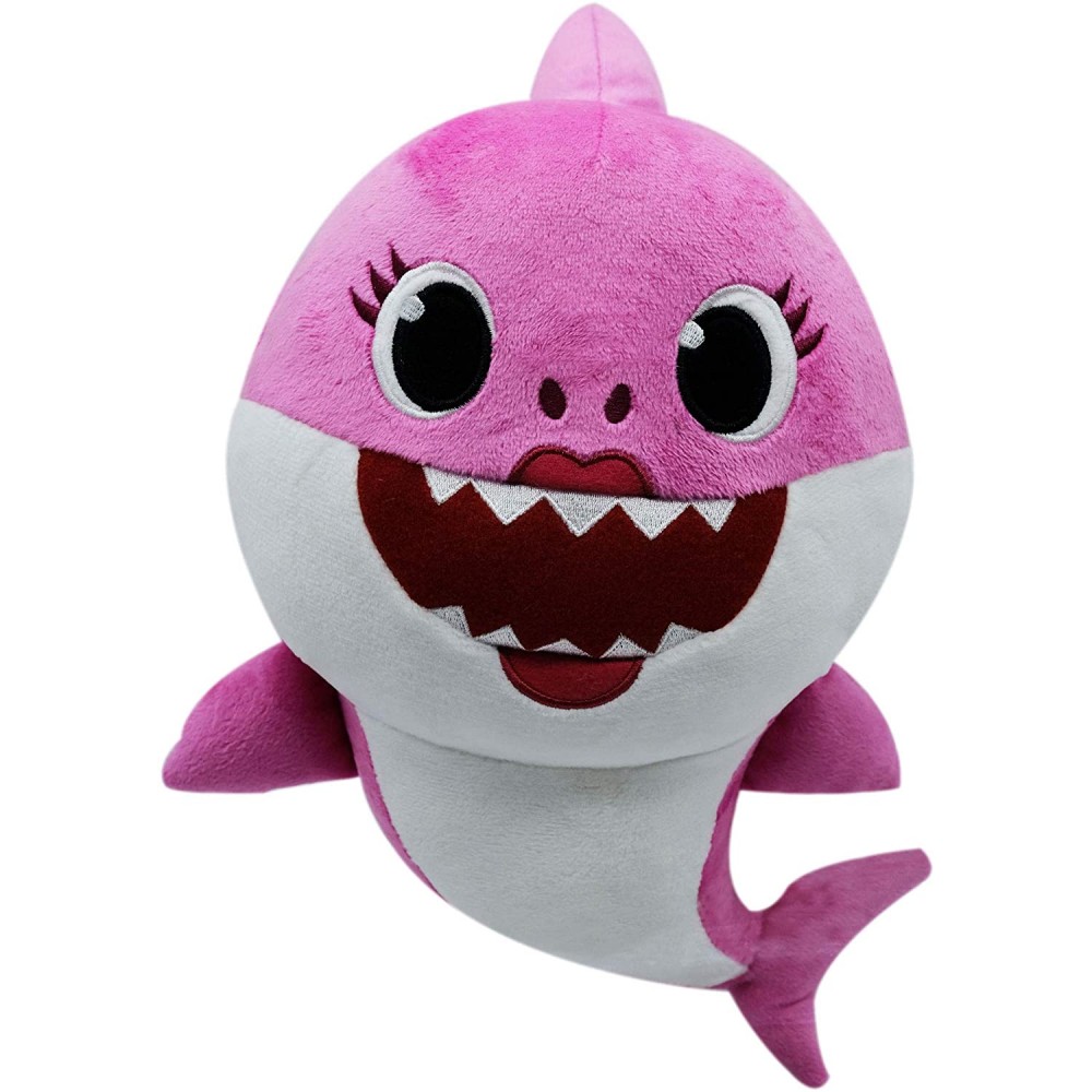 Peluche Baby Shark rosa, con canzoncina, interattivo