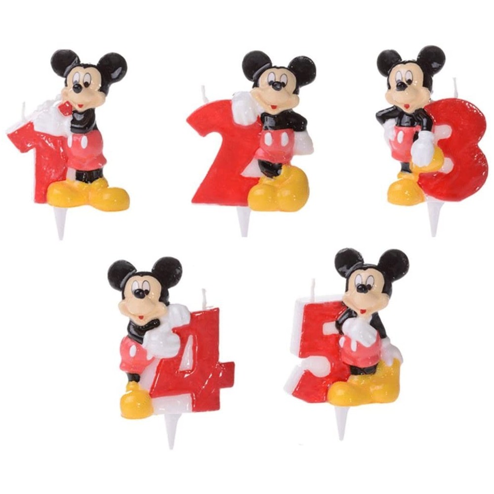 Candelina numerica di Topolino Disney, numero a scelta