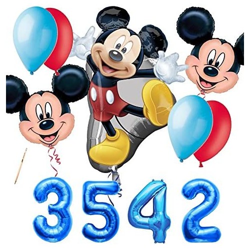 Composizione palloncini Topolino Disney, per compleanni bambini