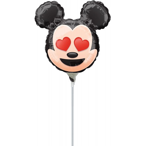 Minishape Mickey Mouse tema Emoji, palloncino per compleanni