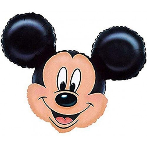 Palloncino volto Topolino Disney, supershape in lamina, per compleanni