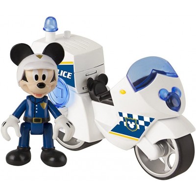 Modellino di Topolino con moto della Polizia, idea regalo