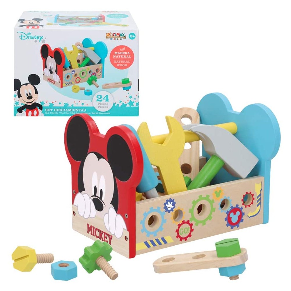 Valigetta 24 Attrezzi bricolage Topolino Disney, gioca e impara