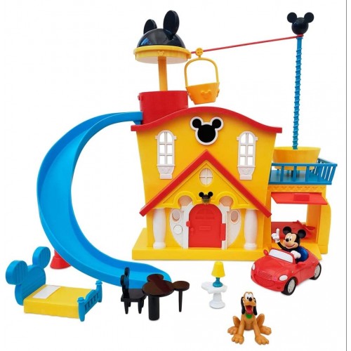 Set da Gioco Grande Casa di Topolino con personaggi, 8 pezzi, idea regalo