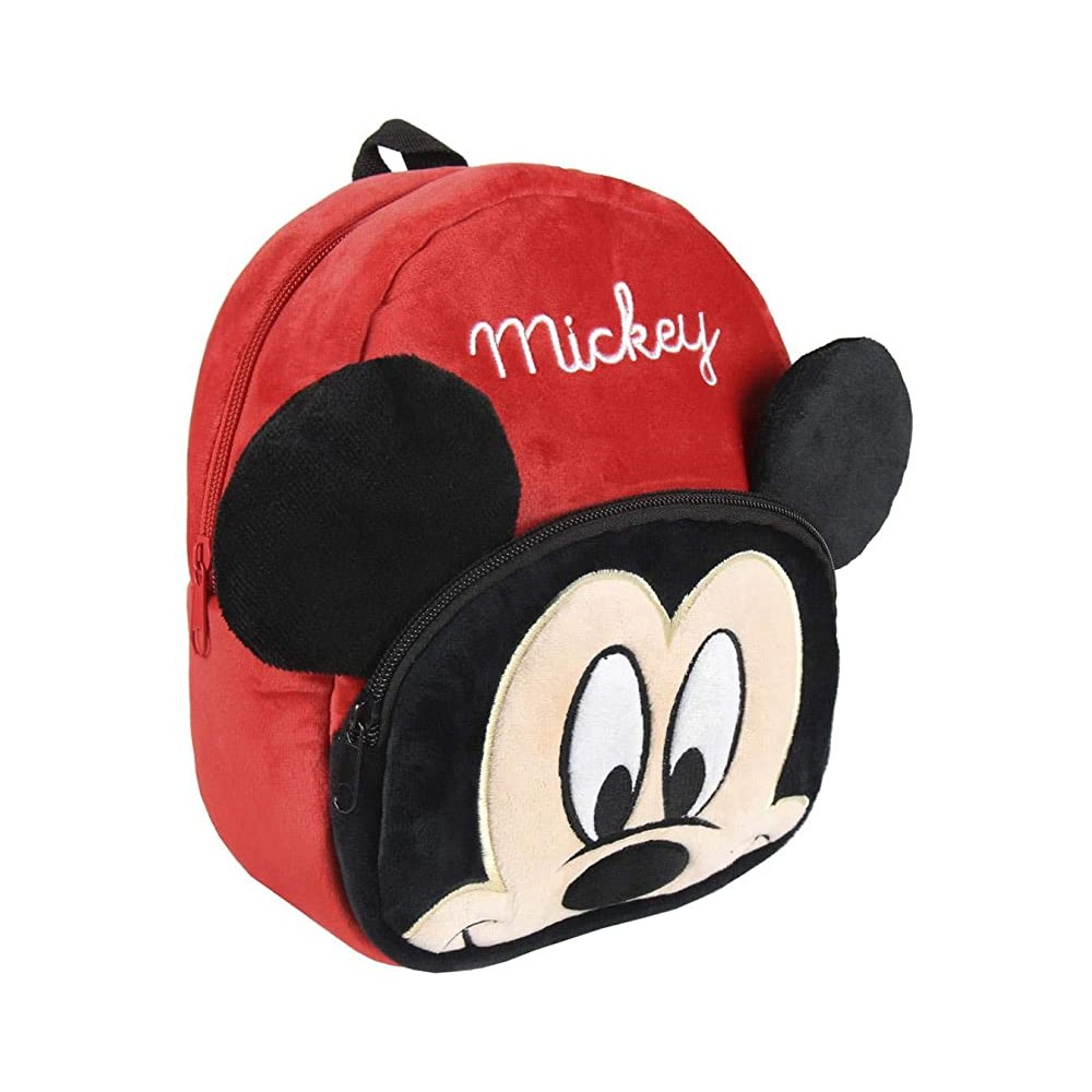 Zainetto asilo Mickey Mouse, Topolino, da 22 cm, comodo e leggero