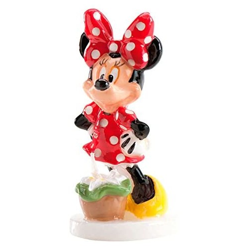 Candelina Minnie da 8 cm, sagomata, decorazione torte