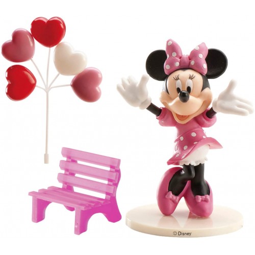 Kit per decorazione torte, Minnie Mouse Disney, con statuina da 9 cm