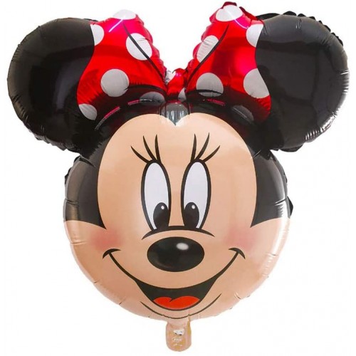 Foil in lamina volto Minnie Mouse, palloncino per compleanni