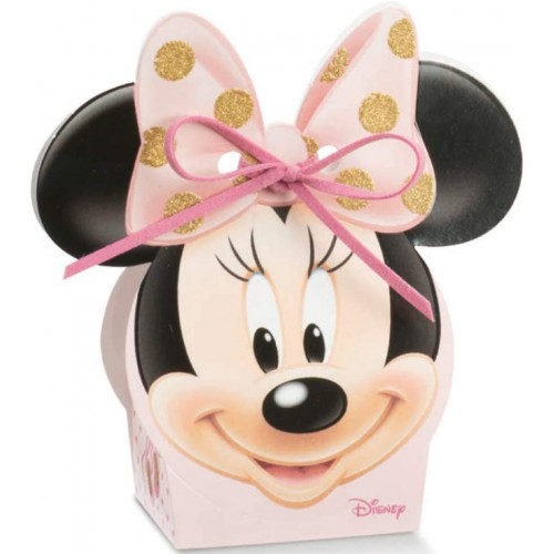 Set da 10 scatoline Minnie Disney per confetti o regalini fine festa