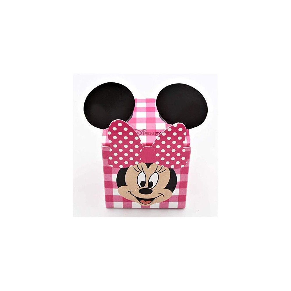 Kit da 20 scatoline in cartoncino di Minnie Disney, con orecchie sagomate