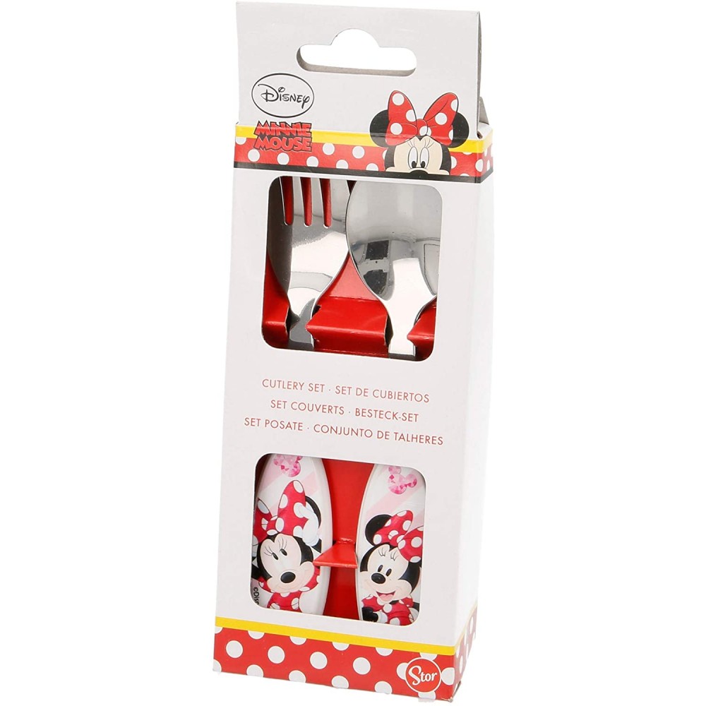 Set 2 poste in metallo Minnie Mouse Disney, per bambini