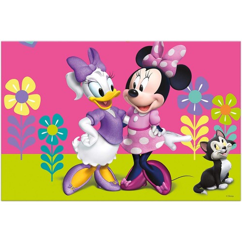 Tovaglia di Minnie e Paperina Disney da 120 x 180 cm, in PVC