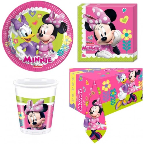 Kit tavola di Minnie Mouse per 16 bambini, originale Disney