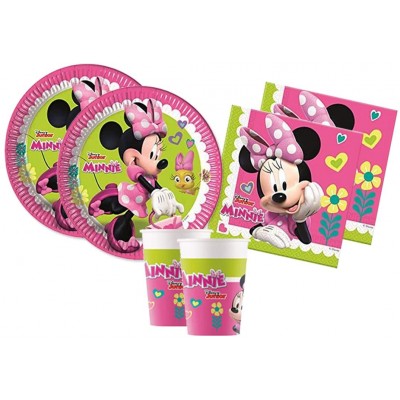 Coordinato festa Minnie per 16 bambini, per compleanno bambine