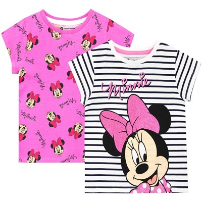 Set da 2 Magliette di Topolina Minnie Mouse, t-shirt estive