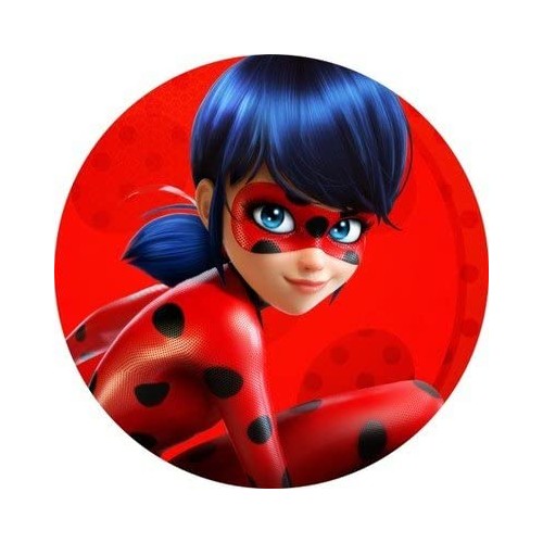 Cialda in ostia di Ladybug da 20 cm, non contiene glutine