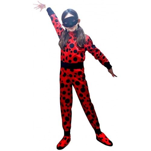 Costume Ladybug per bambine, perfetto per Carnevale e feste a tema