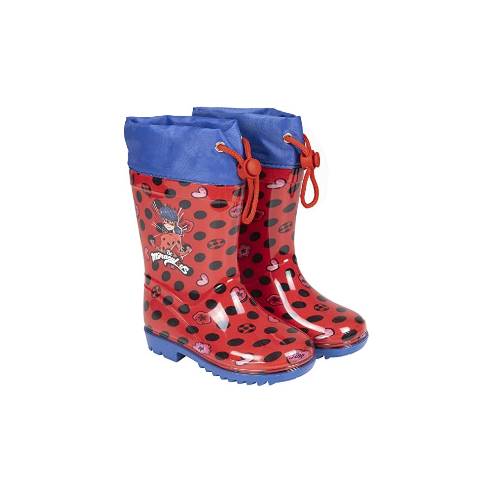 Stivali Ladybug impermeabili, per la pioggia, per bambini