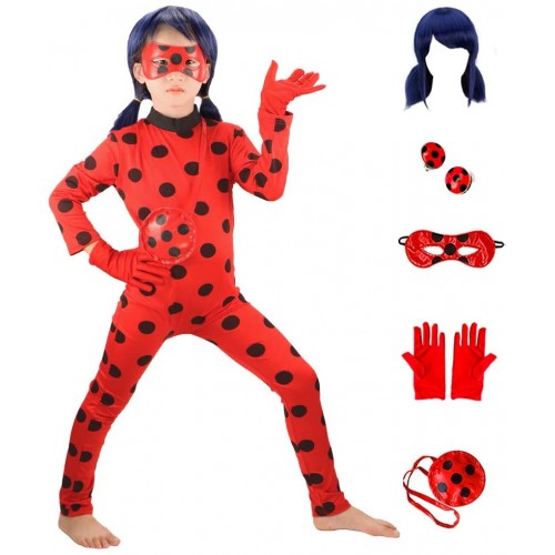 Costume Ladybug per bambina, con accessori
