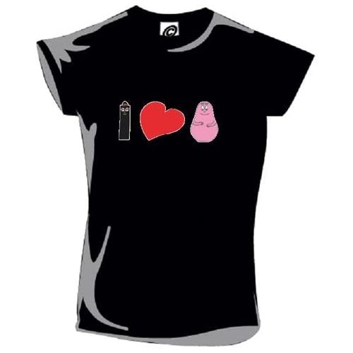 T-shirt nera Barbapapa, in cotone, per bambini