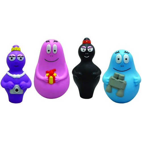 Set da 4 modellini Barbapapa, Cofanetto Regal, misurano circa 8 cm