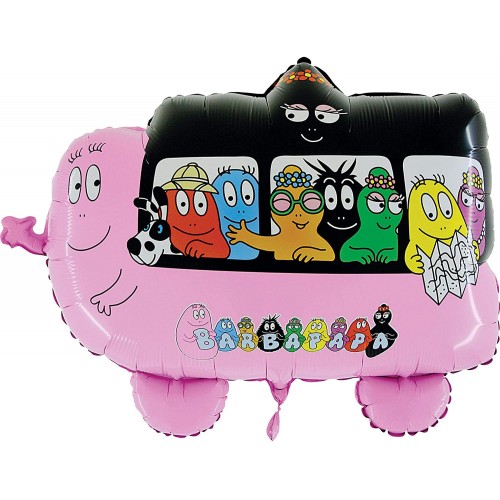 Palloncino Barbapapà in alluminio, per compleanni