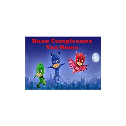 PJ Masks Super pigiamini pacchetto di decorazioni per il compleanno