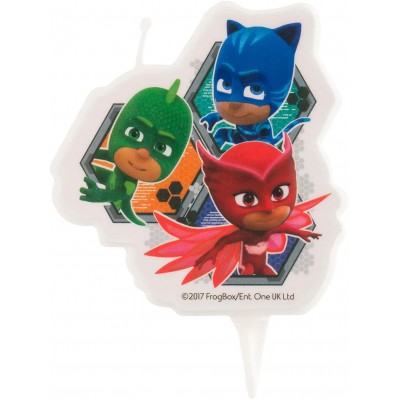 Candelina 2D, PJ Masks in cera, Cake Topper