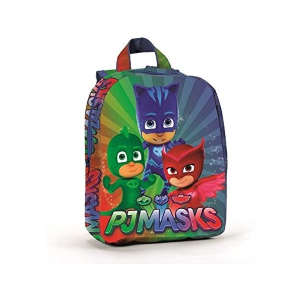 Zaino per bambini dei PJ Masks da 27 cm con Gattoboy, Gufetta e Geco