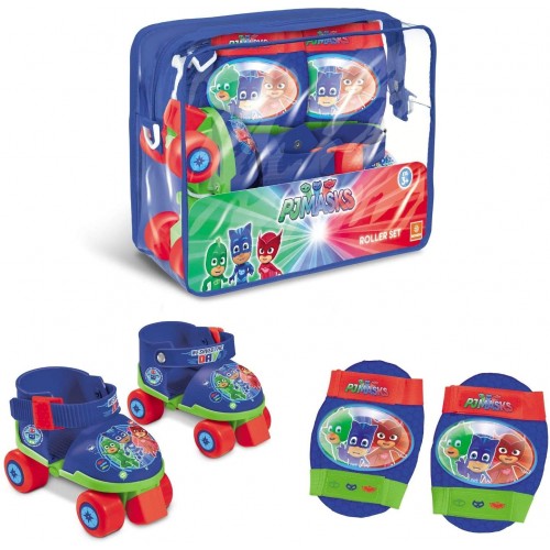 Pattini a rotelle dei PJ Masks per Bambini, con borsa e protezioni