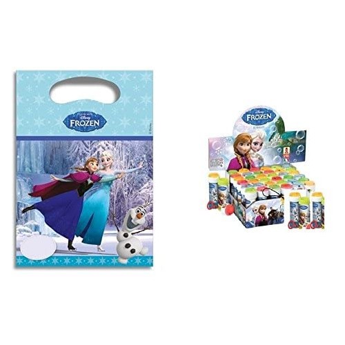 Set regalini fine festa Frozen 2 Disney, con sacchetti e caramelle