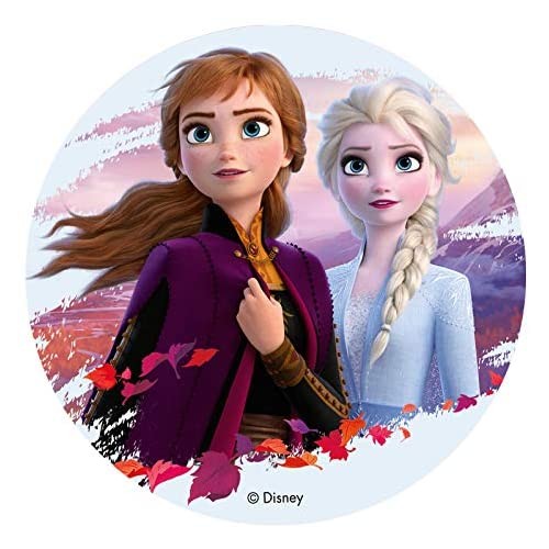 Cialda ostia per torte Frozen 2 il Segreto di Arendelle, Cake Topper