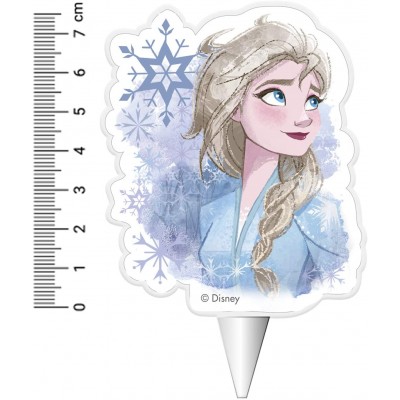 Candelina Frozen per Decorare la Torta del tuo Compleanno