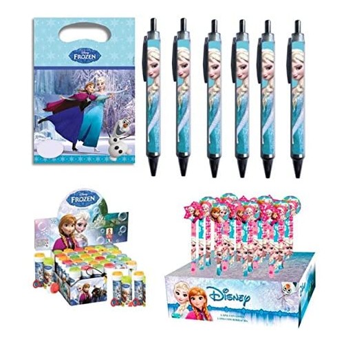 kit 6 regalini fine festa Frozen, originali Disney, gadget