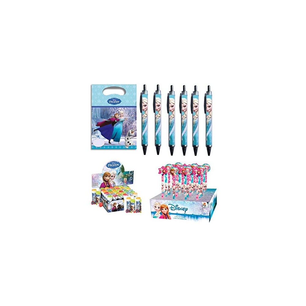 kit 6 regalini fine festa Frozen, originali Disney, gadget