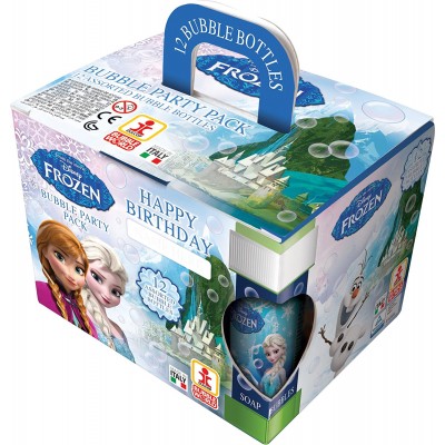 Bolle di sapone Frozen, 12 flaconi da 60 ml - Disney