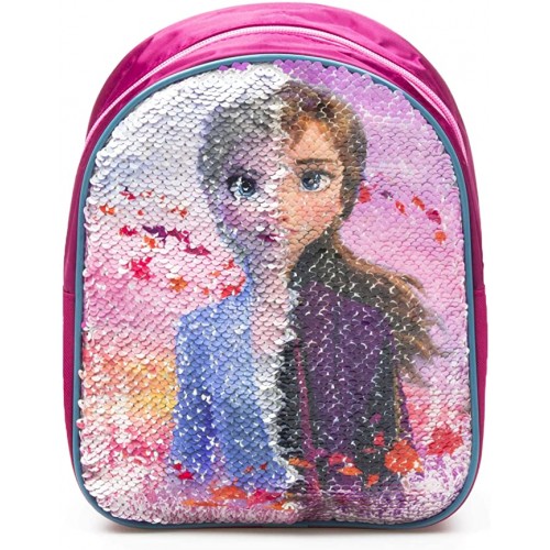 Zaino con Paillettes, reversibile Anna e Elsa di Frozen 2, Disney