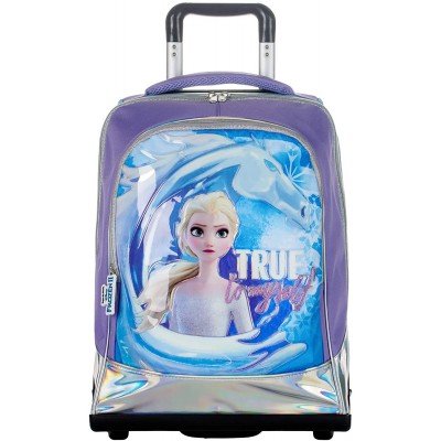 Zaino trolley Frozen con carrello, per la scuola