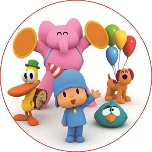 Cialda per torta di Pocoyo, gluten free, da 20 cm, tonda