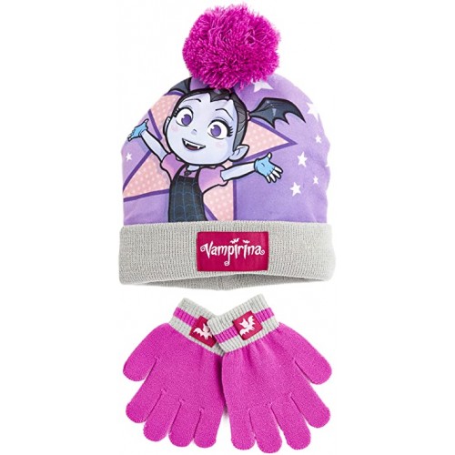 Set Cappello e Guanti bambina di Vampirina Disney, invernali