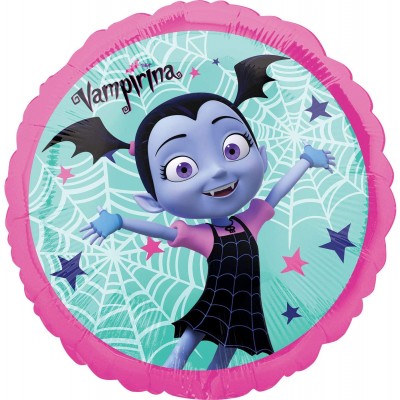 Palloncino in foil di Vampirina Disney, tondo, in lamina