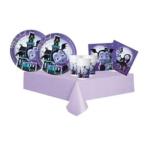 Kit festa per 8 ospiti di Vampirina Disney, coordinato per la tavola