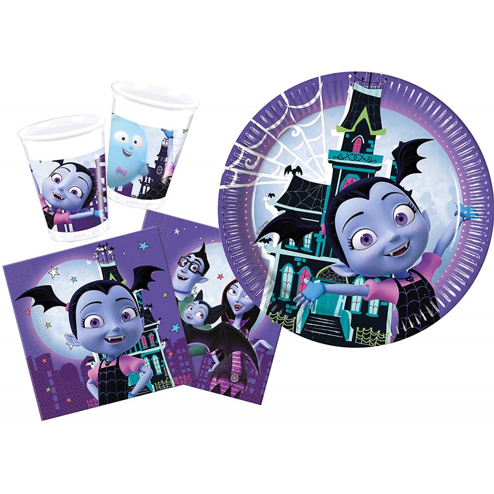 Party box Vampirina per 24 bambini, addobbi tavola