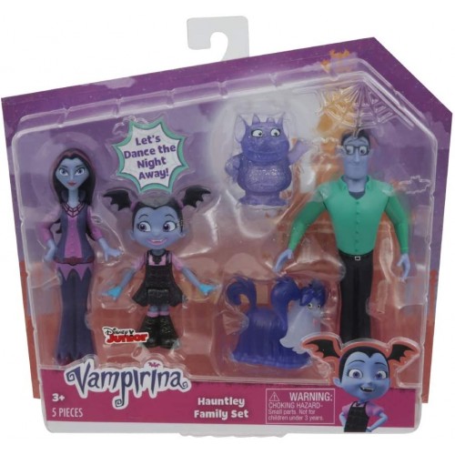 Set modellini Vampirina, 5 personaggi, la famiglia Hauntely